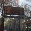 Dynamischer Fahrgastanzeiger in der Karlsruher Innenstadt 